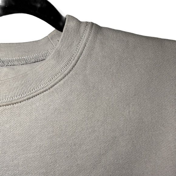 Girlfriend Collective 50/50 Long Sleeve Cropped
Pull Over Sweatshirt Gray Sz S - Picture 3 of 7